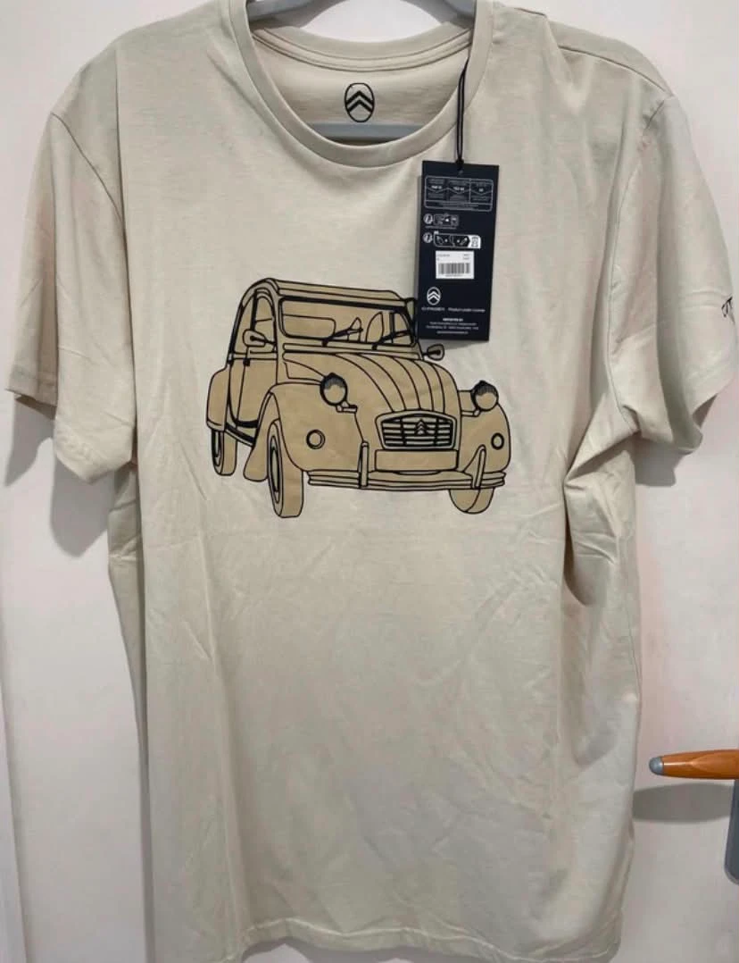 tee shirt homme Citroën 2 CV taille XL